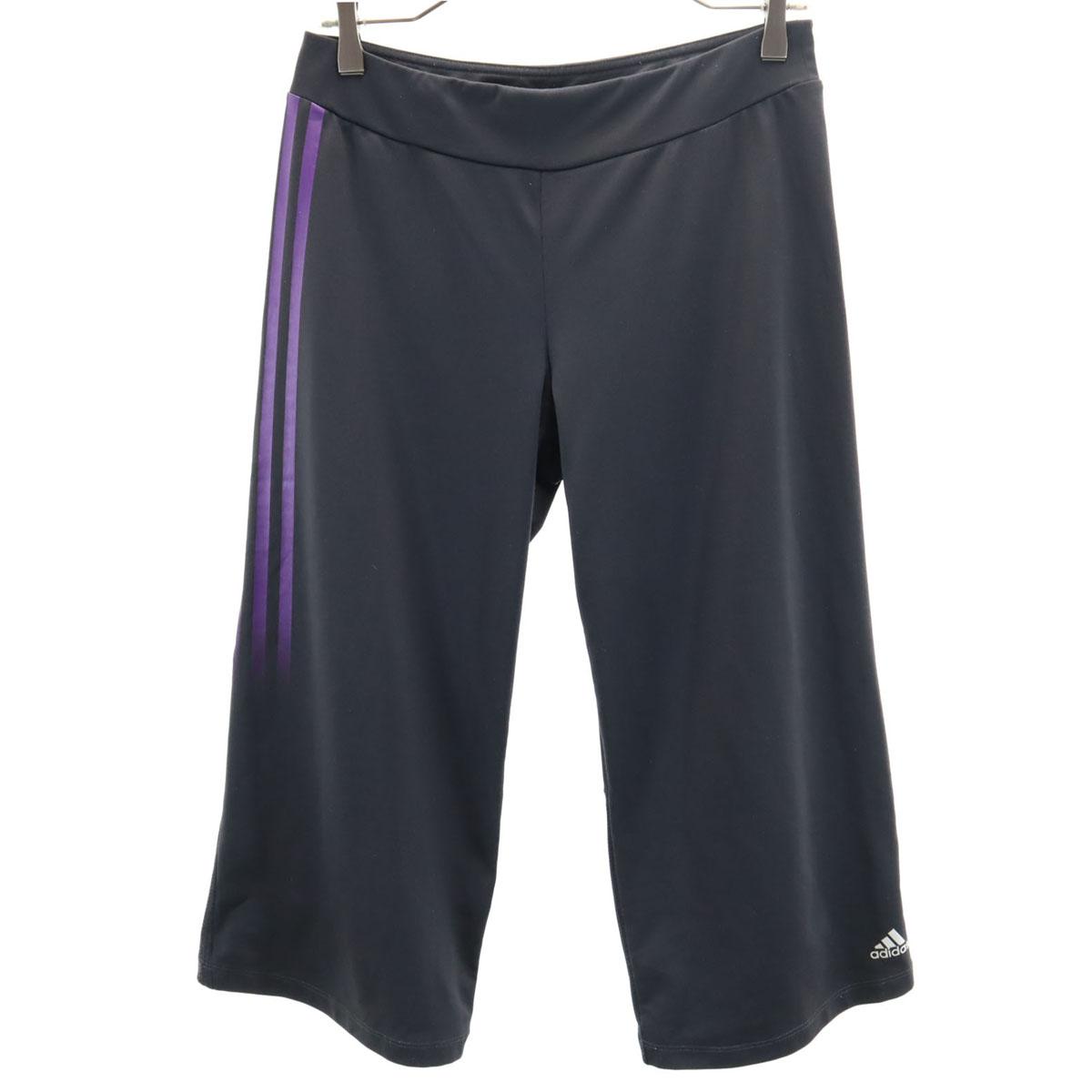 

adidas штаны для йоги L черные стрейч Женские Б/У