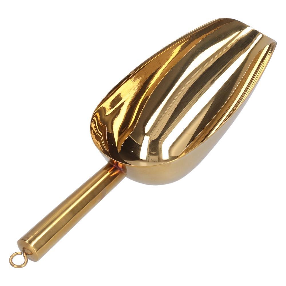 Gold Food Scoop Multi-Purpose Grain Flour Shovel Practical Ice Scoop Kitchen
