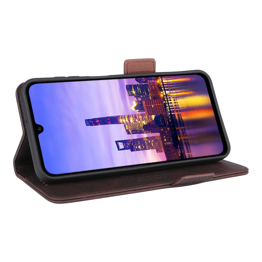 For Samsung Galaxy A16 5G/A16 4G Case Leather Wallet Flip Phone Cover with Hardware Decor