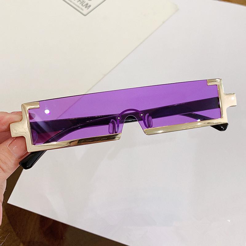 New Internet celebrities ins fashion street sunglasses women's concave trend styling glasses men's street fashion sunglasses tide