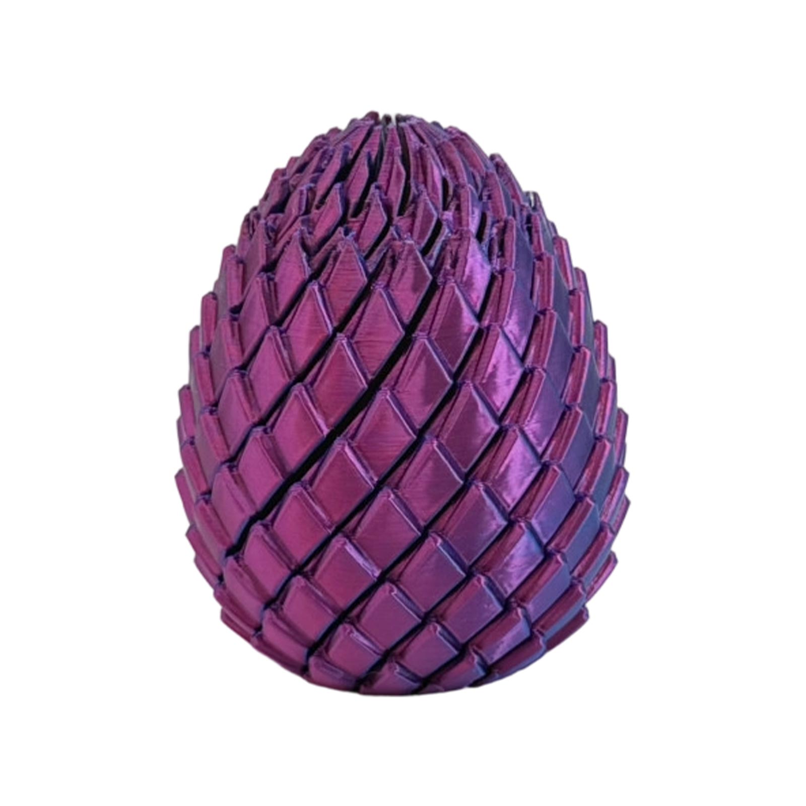 3D Printed Spiral Toy Egg Stress Relief Toy One Size
