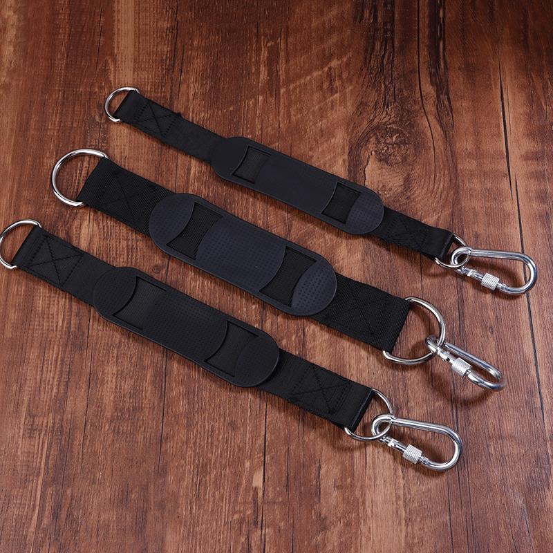 2Pcs Durable Hanging Belt Hammock Swing Hanging Belt And Steel Alloy Hooks Outdoor Camping Hiking Tools Hammock Accessories