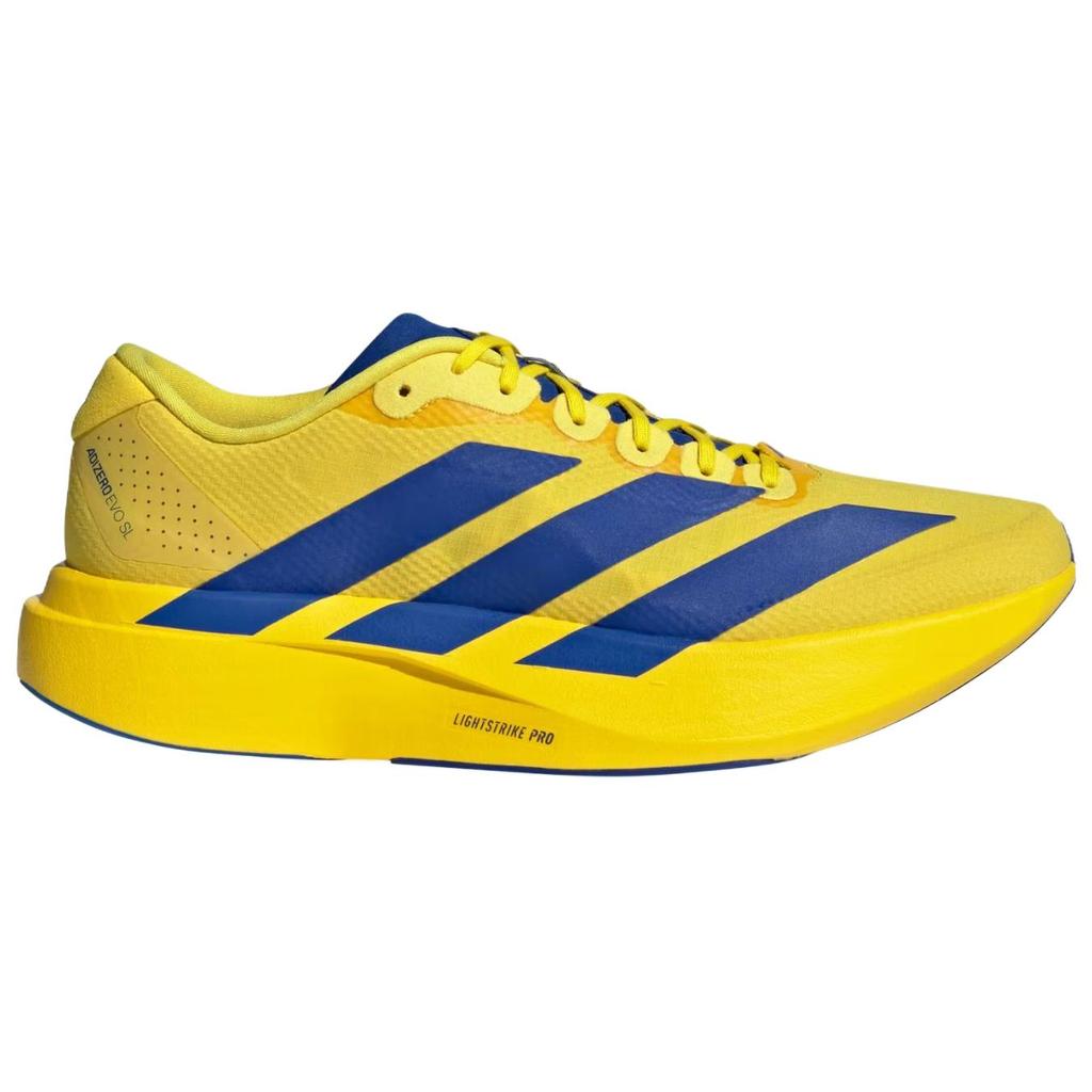 adidas Adizero Evo SL Breathable Lightweight Running Shoes Men's Yellow KK3673