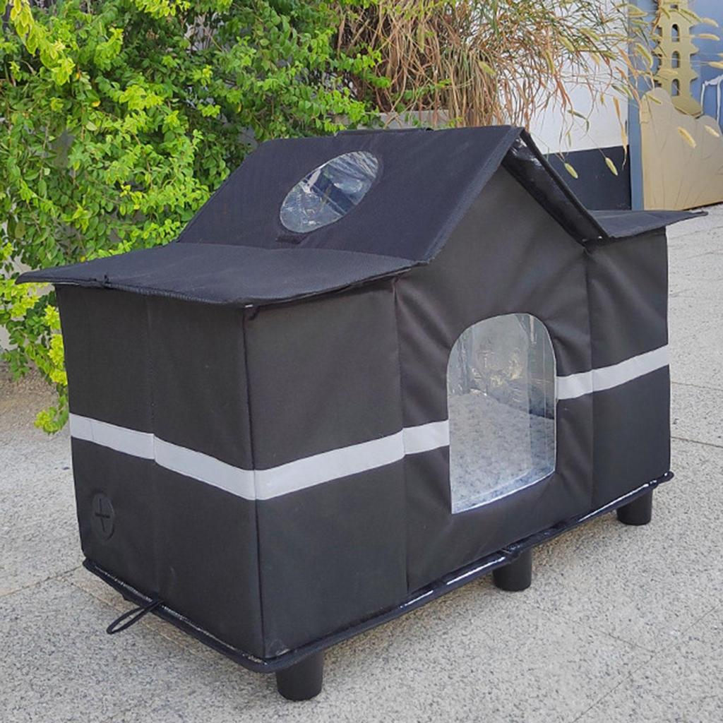 Outdoor Cat House Winter Warm Homeless Cat Tent Dog House Waterproof Kitten Kennel for Small Cat Puppy Pet Supplies