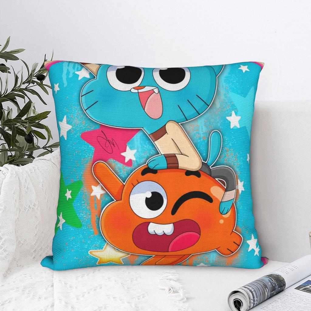 Decorative Pillowcase The Amazing World Of Gumballs  Product Home  Pillow Case Cover Zippered Multi-Size