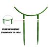 5Pcs Indoor Climbing Plant Trellis Small Trellis for Potted Plant Outdoor Plastic Garden Trellis Plant Support Trellis