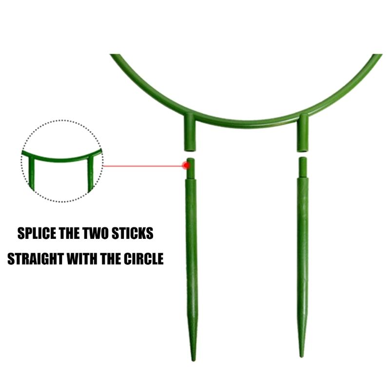 5Pcs Indoor Climbing Plant Trellis Small Trellis for Potted Plant Outdoor Plastic Garden Trellis Plant Support Trellis