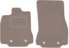 Beige Front Floor Mats For: Toyota Prius II Hatchback (2003-2010)
