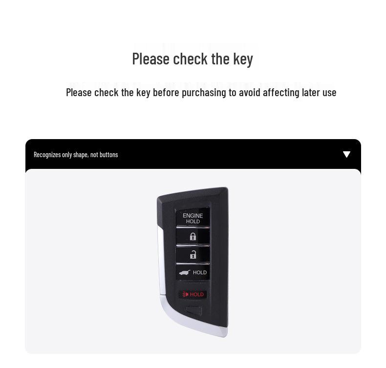 Acura MDX RDX/CDX 4-Button Key Protective Case Cover