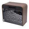 Watch Winder Quiet 6 Slot Watch Winder Box with   LED Colorful Light for Automatic Watches Mechanical Watches