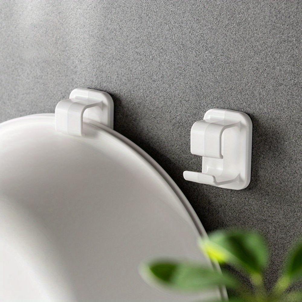6Pcs Washbasin Hooks Adhesive Hooks Storage Rack Wall-Hung Washbasin Holder Home Bathroom Kitchen Supplies