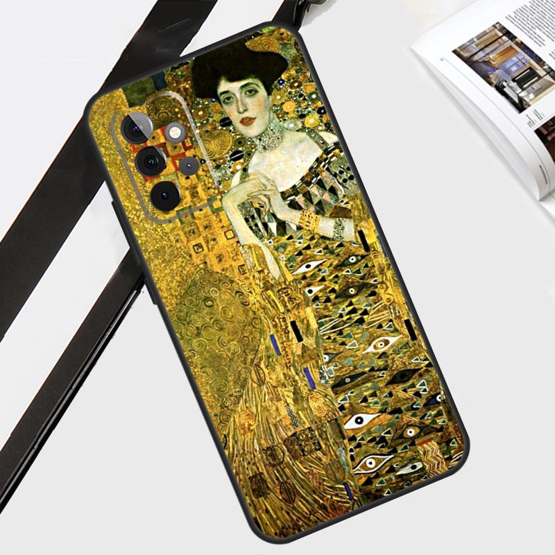 Gustav Klimt Art Case For Samsung Galaxy A12 A22 A32 A52 A56 A36 A26 A16 A06 A54 A34 A14 A13 A53 A15 A35 A55