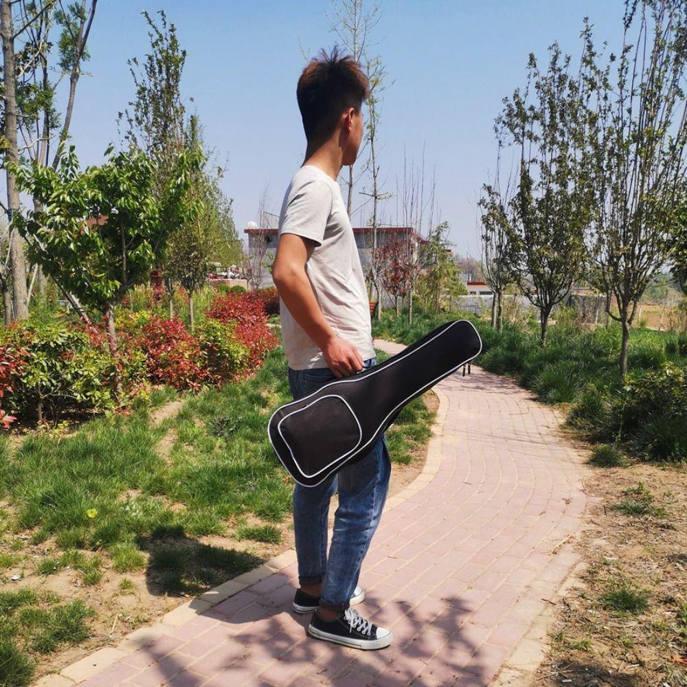 Mini Guitarra Bag Backpack Thicker Ukulele Bag Guitar Gig Bag Ukulele Zipper Bag Tenor Ukulele Case
