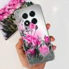 For Xiaomi Redmi Note 14 14Pro Case Coque Soft Silicone Back Cover Flower Butterfly Love Heart Clear Funda Redmi Note14 Pro Capa