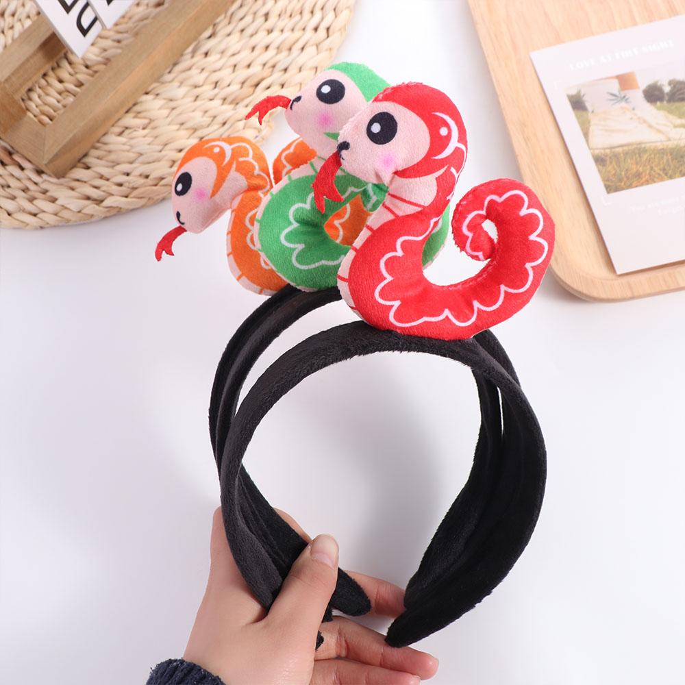 Chinese Zodiac Chinese New Year Hairband Soft Snake Headband Cute   Lunar Year