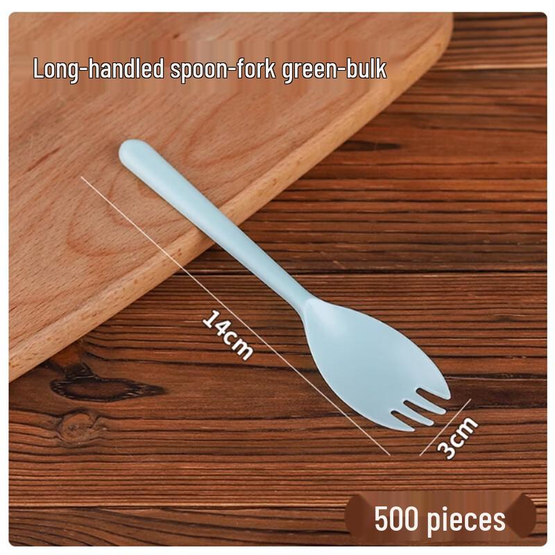 Saintbila Disposable Plastic Fork Spoon