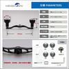 HEIGHTEN 105mm/120mm Reel Handle with 24mm TPE Knob for Shimano