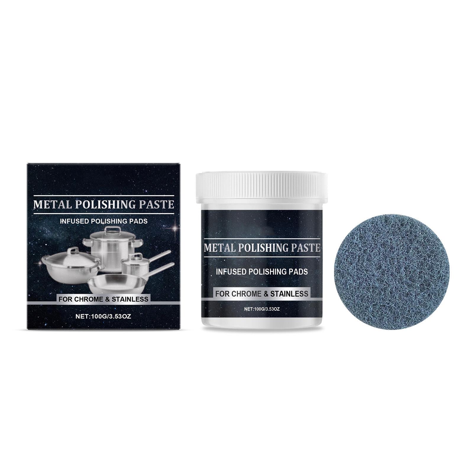 

Metal Polishing Paste Metal Kitchenware Bottom Black Dirt Cleaning One Size