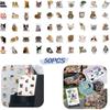 Cute Cat Doodle Stickers For Luggage Notebooks Water Bottles And More! Waterproof And Adhesive.