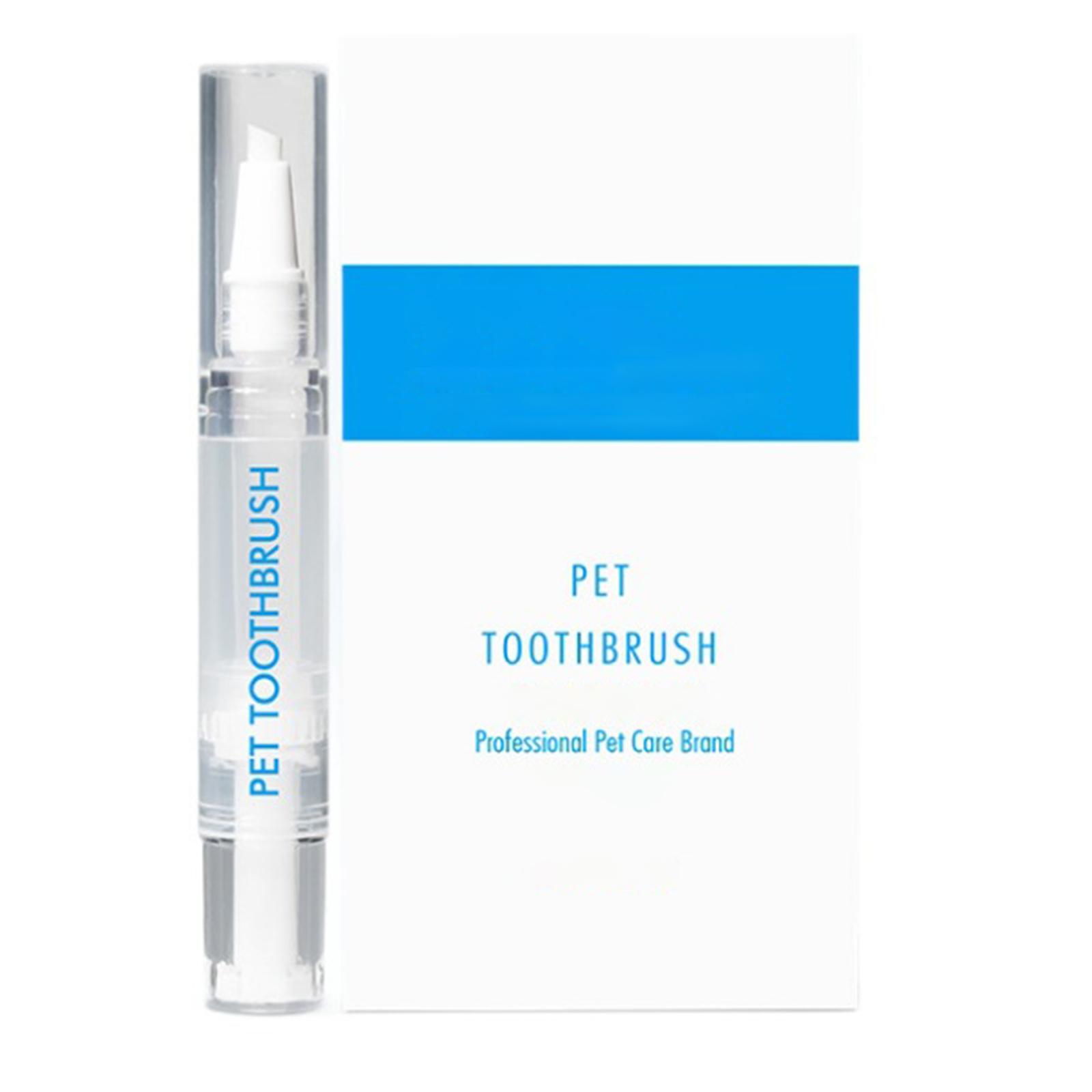 

Pet Toothbrush Easy To Use for Dogs Teeth Care Dogs Cat Cleaning Mouth Brush Preventing Bad Breath Tartar Gums Problems