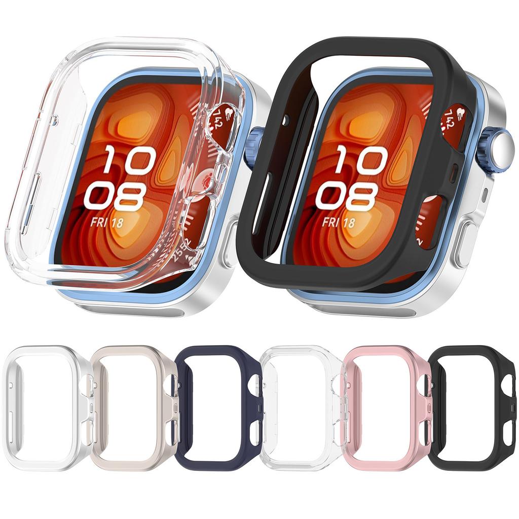 For Huawei Watch Fit 4 Watch Case Half-Wrapped Hollow Hard PC Protective Cover