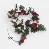 Silk Roses Artificial Flowers Garland For Wedding Season Home Room Decoration Spring Autumn Garden Arch DIY Gift Fake Plant Vine
