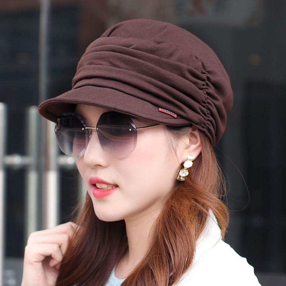 Vintage Baseball Caps British Style Painter's Hat Outdoor Newspaper Hat  Autumn Winter