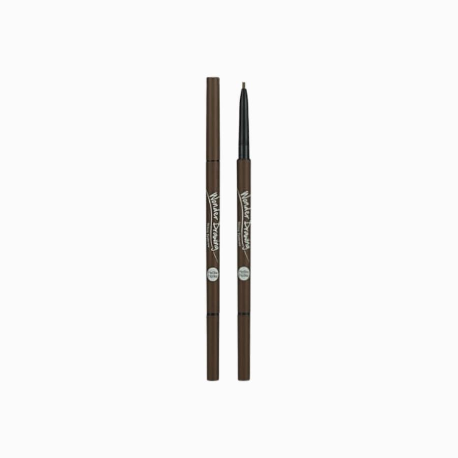 Holika Holika Wonder Drawing Skinny Eyebrow 0.5g (Ash Black/Dark Brown/Ash Brown)