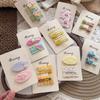 Korean Handmade Floral Plaid Lace Hair Clips for Little Girls