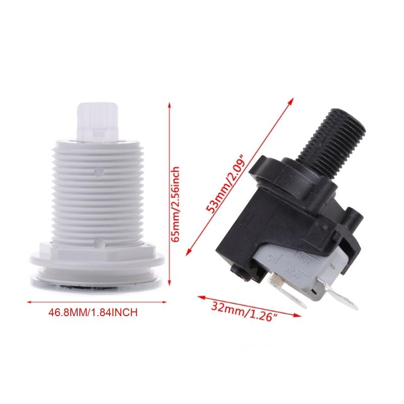 Professional Garbage Disposal Turn On/Off Sink Top Air Switch Kit with Hose for Any Garbage Disposal Unit and Bathtub