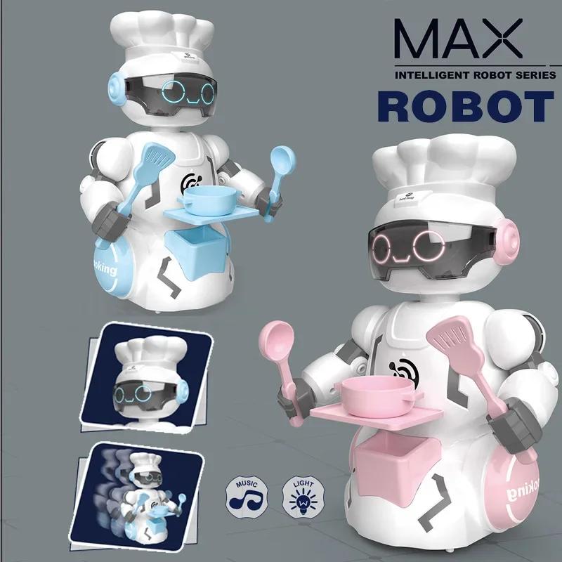 Walking Chef Bot Singing Toy: Interactive Educational Robot for Preschool Kids' Creative Play