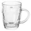 Large Glass Beer Mug with Thick Glass Handle 500 Ml 0.5L