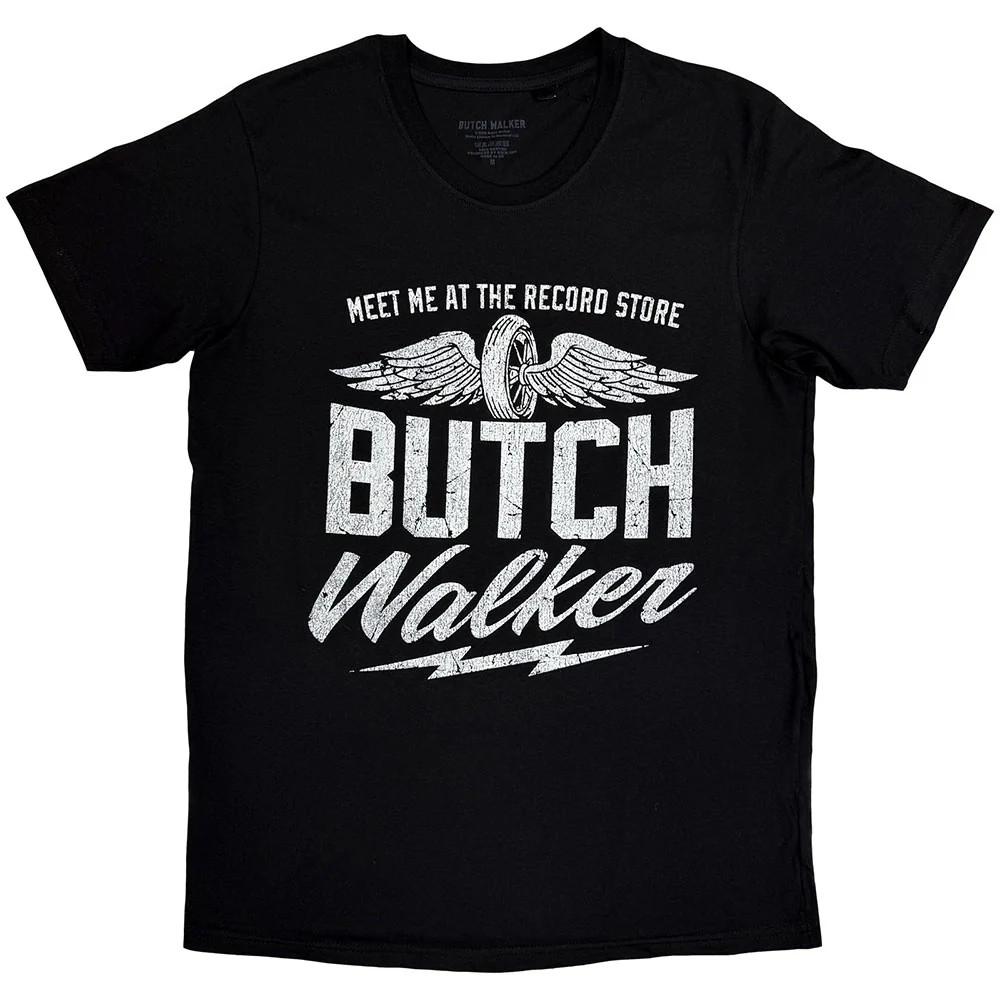 Butch Walker T-Shirt: Wings Wheel (Black) OFFICIAL NEW L