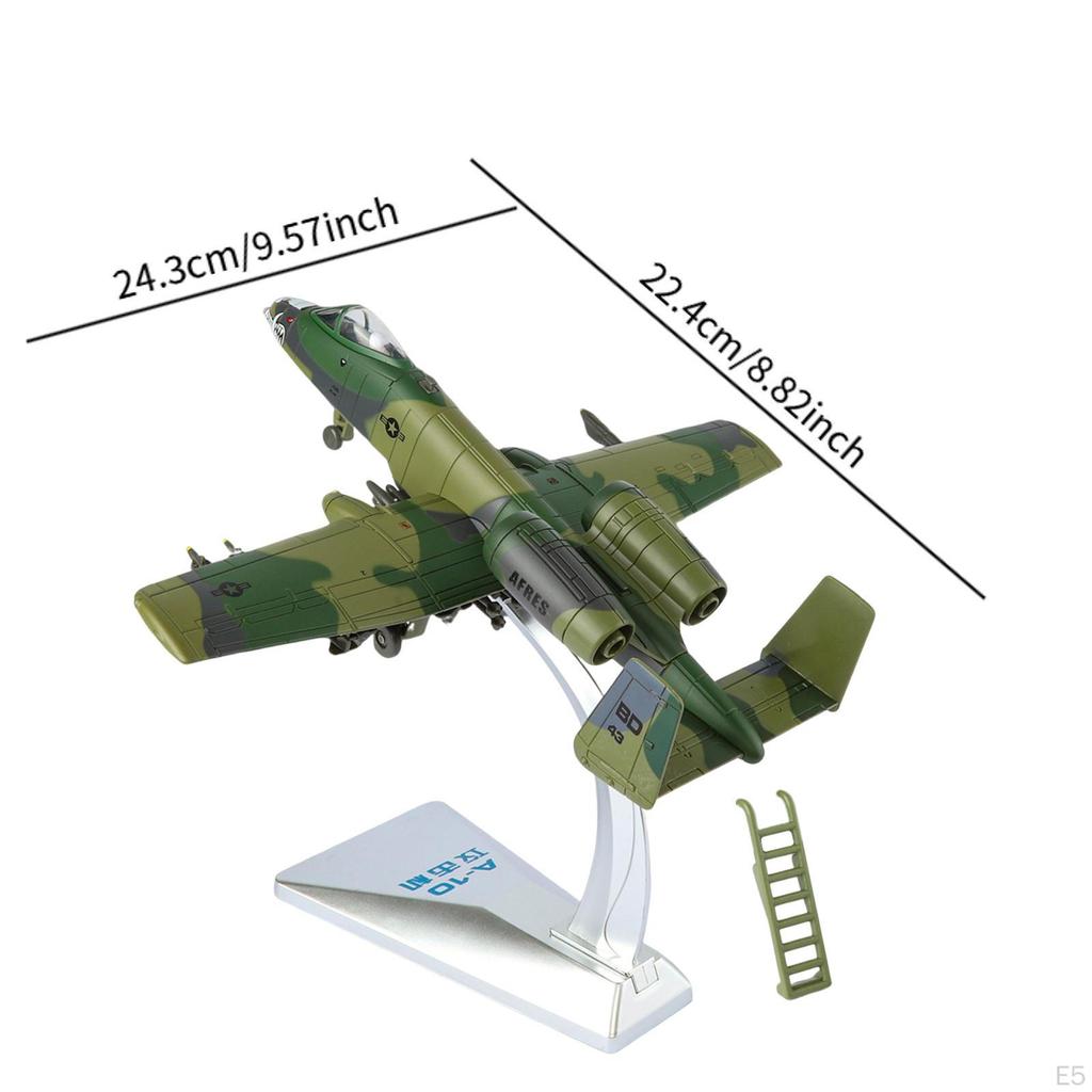 1/72 Airplane Model Aircraft Statue Handcraft Realistic Toy with Sound Decor Fighter