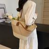 Korean Style Handbag for Women New Trendy Winter Simple and Fashionable Straw Woven Beach Niche Handbag