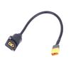 XT60 Male To Female Extension Cable Round/Square Flush Panel Mount Charge Cable For RC Drones Battery E-Bike Connect Wire