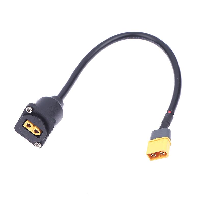XT60 Male To Female Extension Cable Round/Square Flush Panel Mount Charge Cable For RC Drones Battery E-Bike Connect Wire