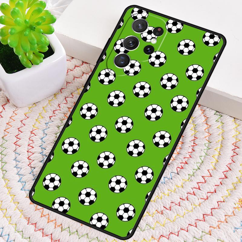 Football Soccer Ball Phone Case for Samsung Galaxy Note 10 Pro S26 Ultra S23 S24 FE S25 S21 S22 PLUS Shockproof Cove
