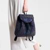 Zaino trapuntato geometrico unisex per uso quotidiano, viaggio, laptop, 20L, borsa impermeabile in pelle sintetica con pannello posteriore ergonomico