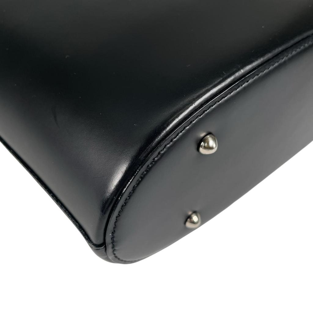 BURBERRY Nova Check Handbag black Women used