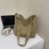 Korean Style Ins Simple Shoulder Bag Women Large Capacity Lightweight Versatile Commuting Bag Casual and Simple Crossbody Bags