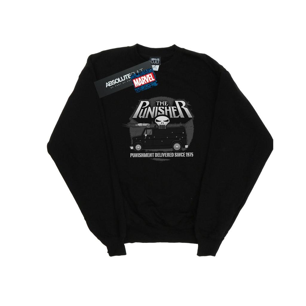 Marvel Mens The Punisher Battle Van Sweatshirt