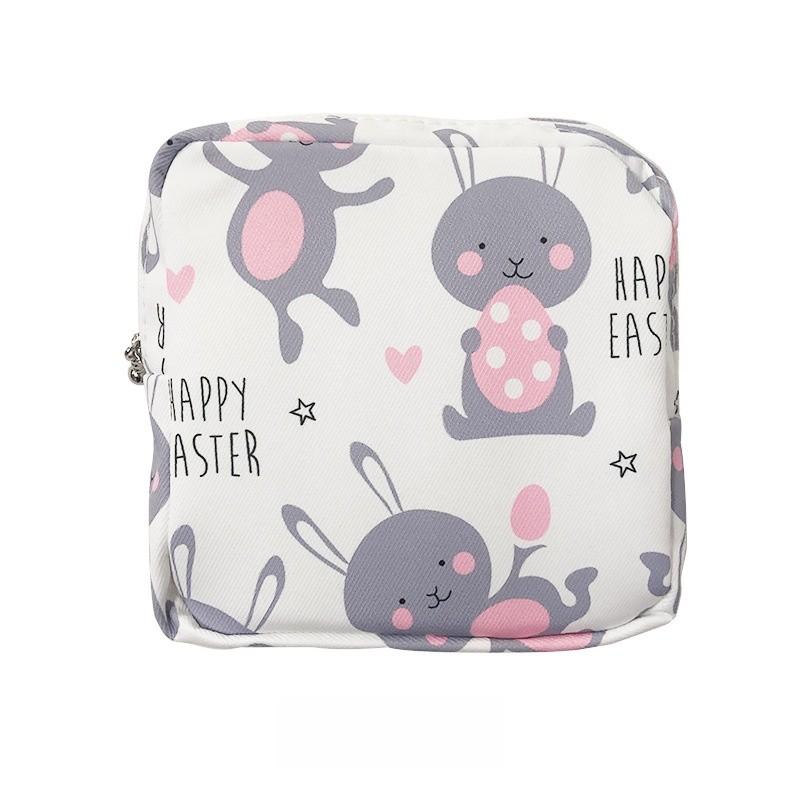 Cotton Sealed Sanitary Pad Storage Bag For Girls With Portable Handheld Design