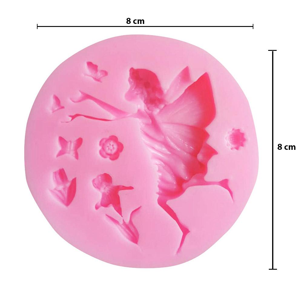 Angel Wings Girl Silicone Mold Fondant Cake Decoration Handmade Soap Chocolate Mold