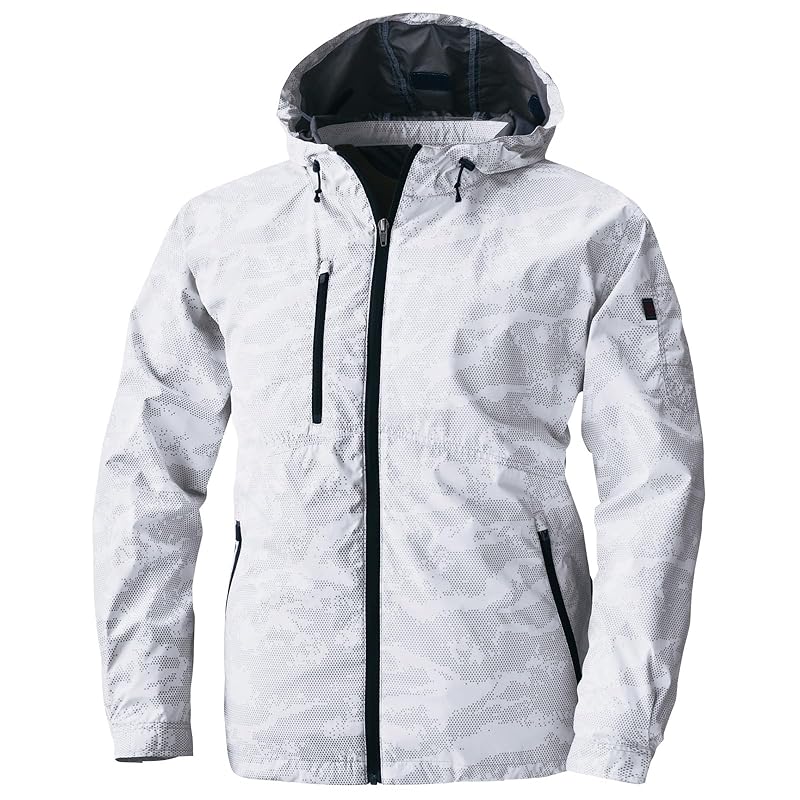 

[Musashino uniform] murakami clothes back titanium air conditioning work clothes long sleeve hooded jacket HOOH comfort wear air conditioning wear no