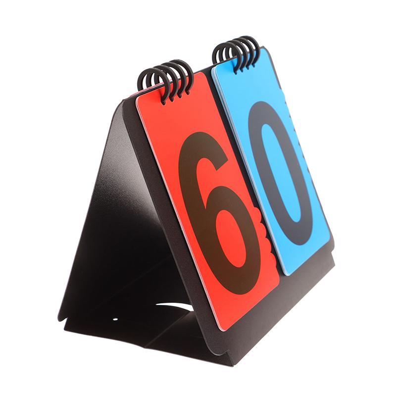 Sports Scoreboard Manual Score Flip Cards Score Counter For Baseball Coaches Tennis Ball Basketball Football Volleyball Sports