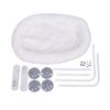 Cat Window Perch Fordable Cordless Pet Hammock Bed for Window Indoor Washable Warm Cat Hammock