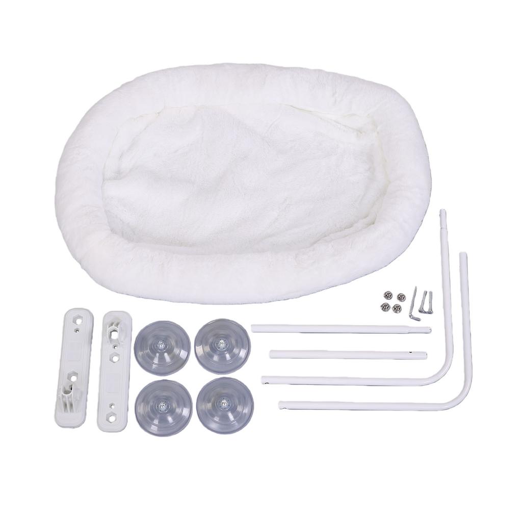 Cat Window Perch Fordable Cordless Pet Hammock Bed for Window Indoor Washable Warm Cat Hammock