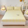 Stripe Style Fitted Sheet Pure Cotton Bed Cover Home Bedsheets Adults Kids Mattress Protector sabanas para cama (No Pillowcase)