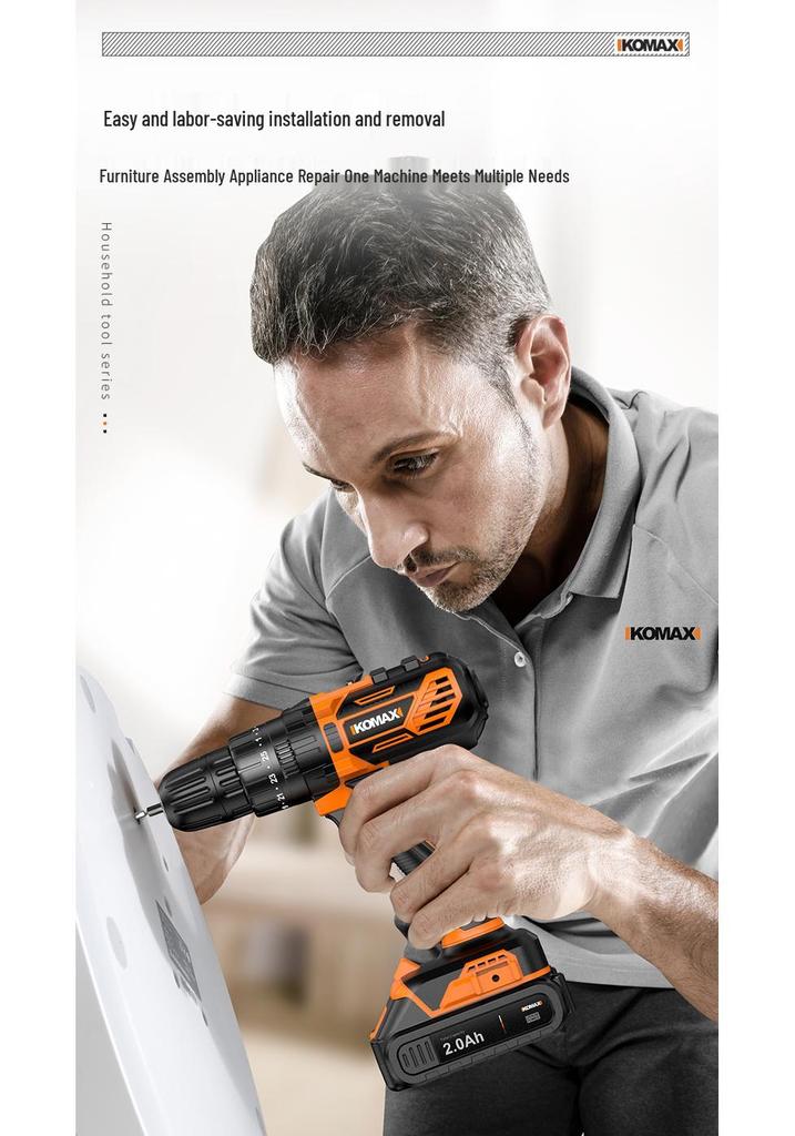 Multifunctional Electrician Repair Kit with Impact Drill